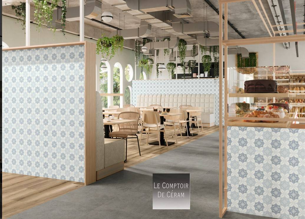 carrelage imitztion carreaux de ciment méditerranéen pour extérieur Marseille 13