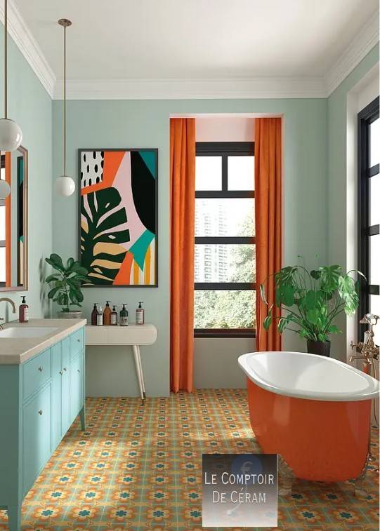 carrelage RETRO vintage paris 75