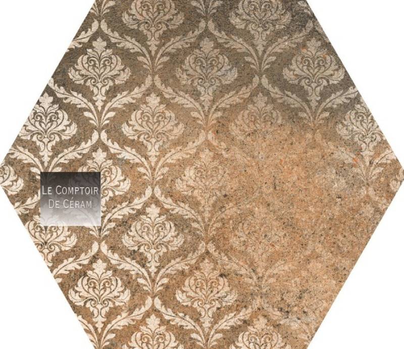 tommette imitation terre cuite à motifs vintage cannes 06