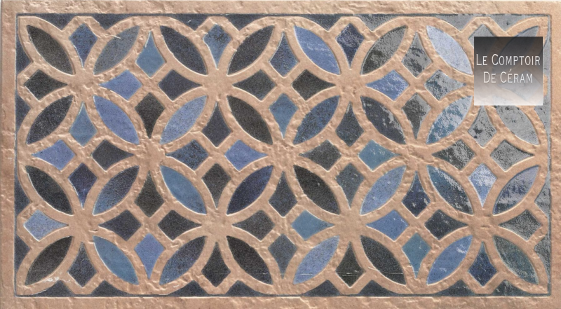 faïence motifs orientaux terre cuite bordeaux 33