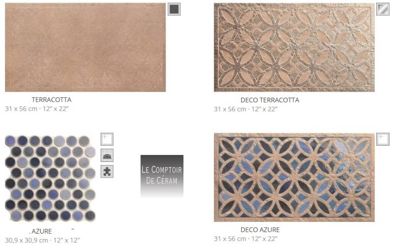 carrelage terre cuite a relief 3d design perpignan 66 