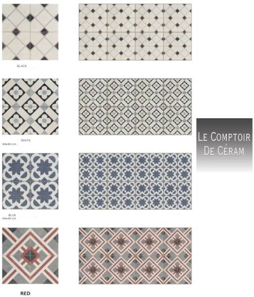 carrelage grès cérame a motifs carreaux de ciment grand format hauts de seine 92